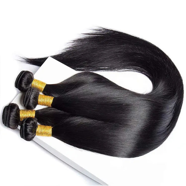 Premium 10A Grade Brazilian Virgin Human Hair Bundles - 100% Remy Straight Hair Extensions