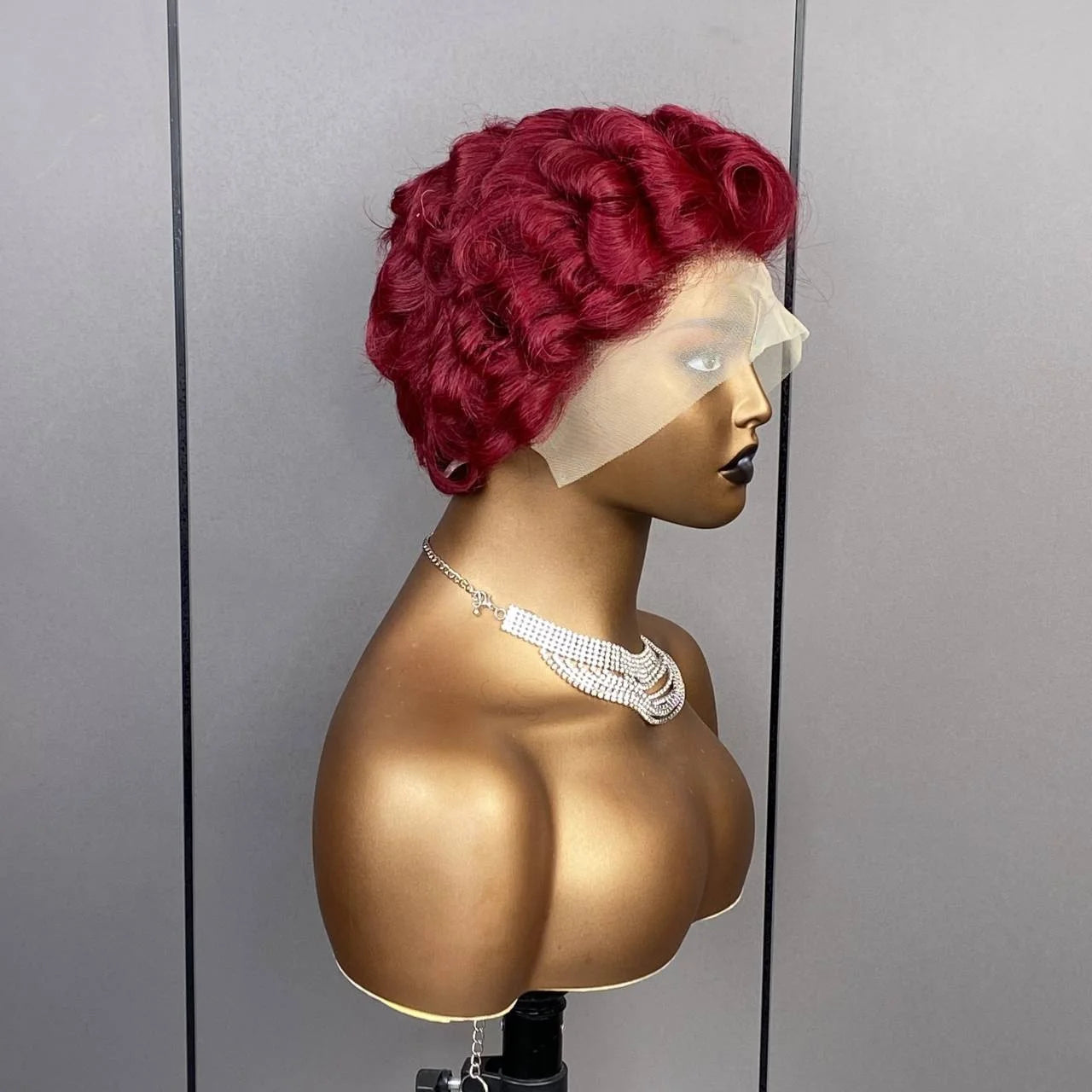New Pixie Cut Short Curly Human Hair Wig 13x4 Lace Front Wigs Brazilian Bob  Preplucked Natural Hairline Full Frontal Wig