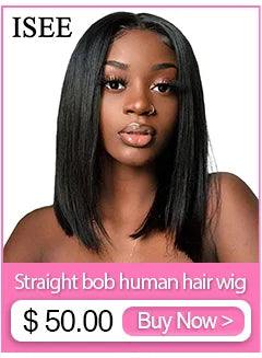 ISEE HAIR Brazilian Straight Lace Frontal Closure 13*4 Ear to Ear Free Part Frontal 130% Destiny Remy Hair can be dyed