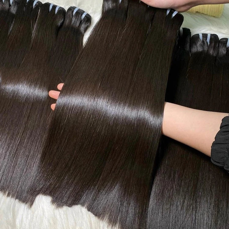 Factory Wholesale Vietnam Bone Straight 40inch Raw Vietnamese Bundles Brazilian Virgin Human Hair Vendor