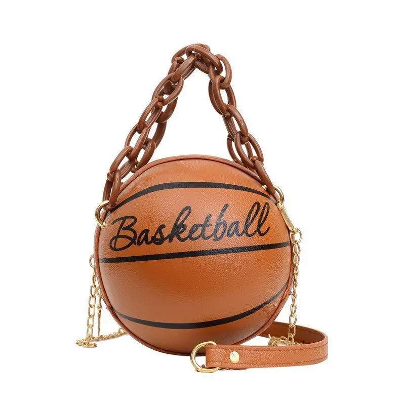 Popular Design Mini Women Round Shape Handbag Basket Ball Bags Handbags