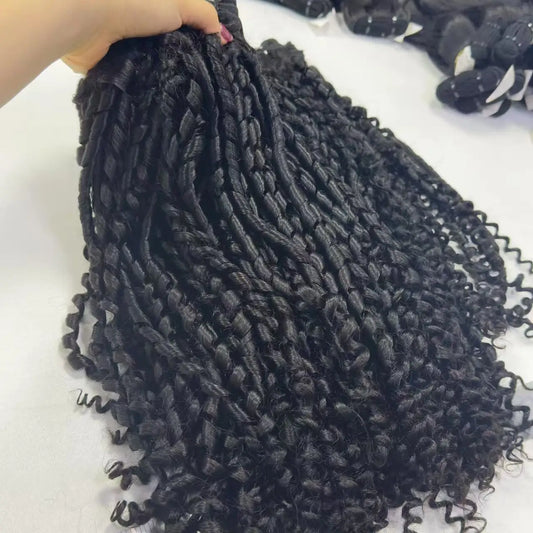 Pixie Baby Curl Human Hair Bundles Wholesale Natural Wave Straight Cambodian Hair Virgin Remy Italy Burmese Kinky Curly Hair