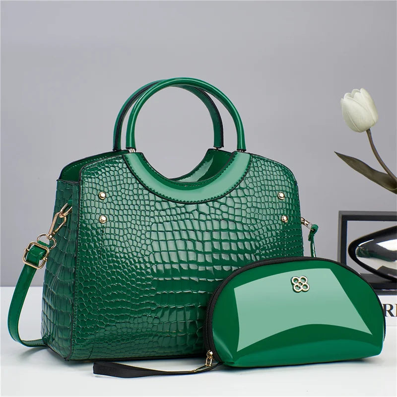 2024 Bags Women Handbags Ladies Trendy Products Pu Leather Handbag Set for Lady Tote Bag