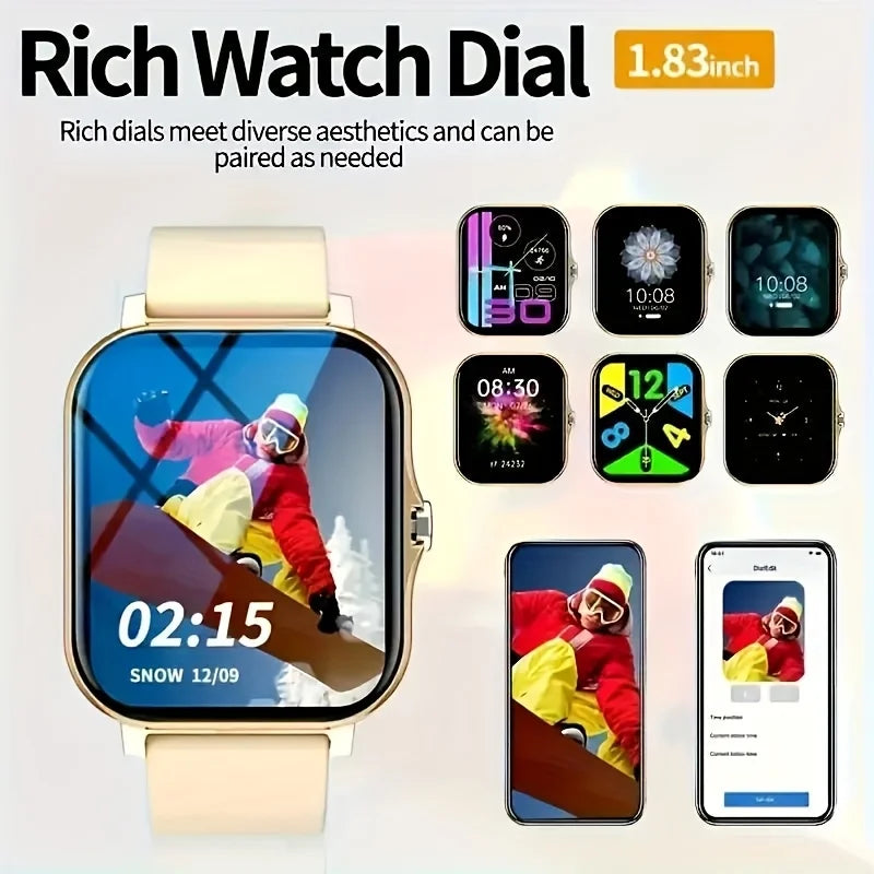 2025 Popular Smartwatch, Wireless Calling and Dialing, Various Sports Modes, Incoming Call Alerts and Rejection, Message