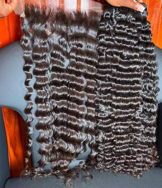 Wholesale Deep Pixie Curly Bundles Human Straight Indian Virgin Hair Natural Body Wave Burmese Kinky Curly Hair