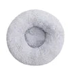 Hot Seller Soft Donut Round Pet Bed Cat Dog Cushion Fluffy Long Plush Waterproof Calming Dog Bed
