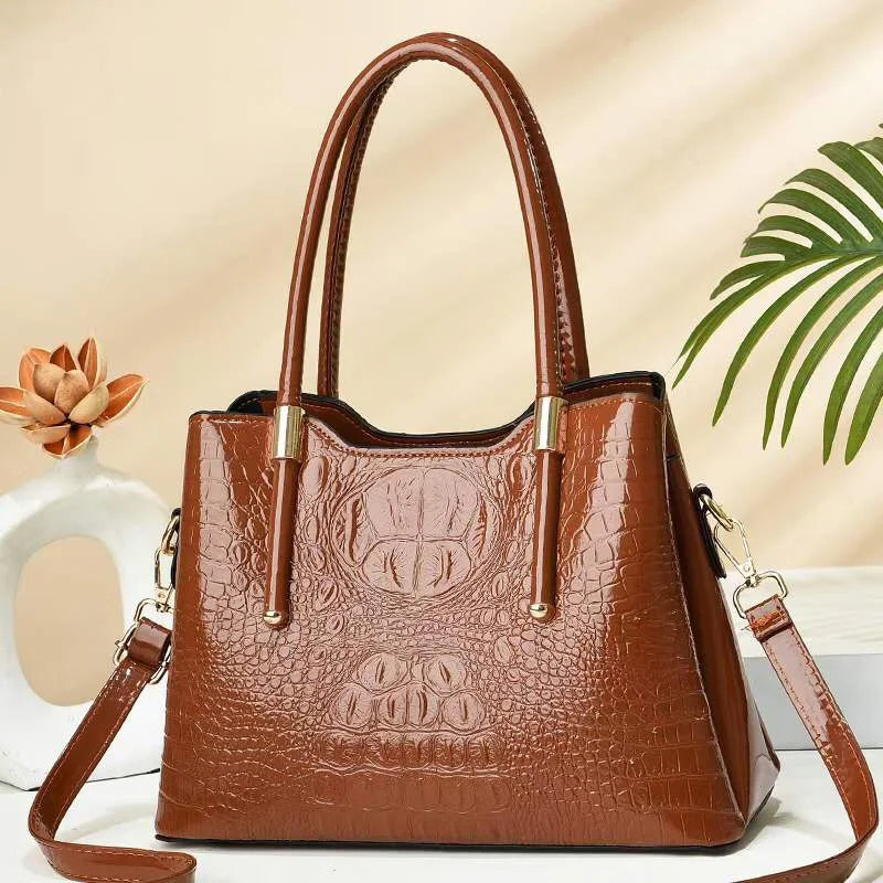 Customised logo Bags Women Handbags Ladies  Leather PU Tote With Zipper Large Capacity Handbags Ladies Bags Women Tote Bags