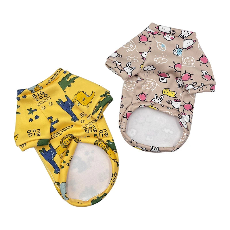 2022 Hot Sale Designer Printed Luxury Pet Dog Hoodies Jackets Wholesale Custom Fashionable Clothing Made From Cotton and Nylon