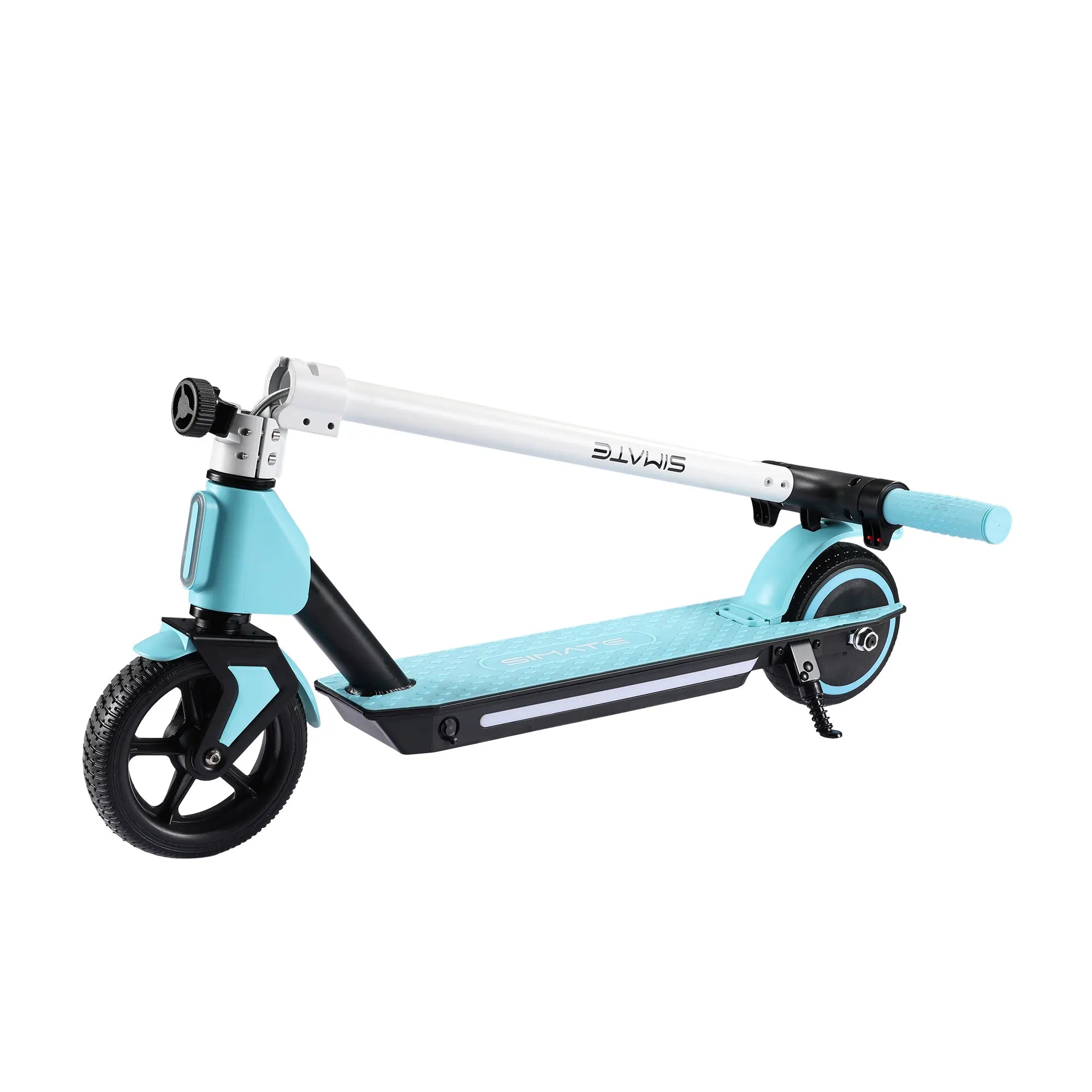 Simate S2 LED Anzeige Kinderroller Bunte Lichter Elektro-Kinderfahrzeug Metal Blue/Pink/Black Farben Fr Kinder Im Alter Von