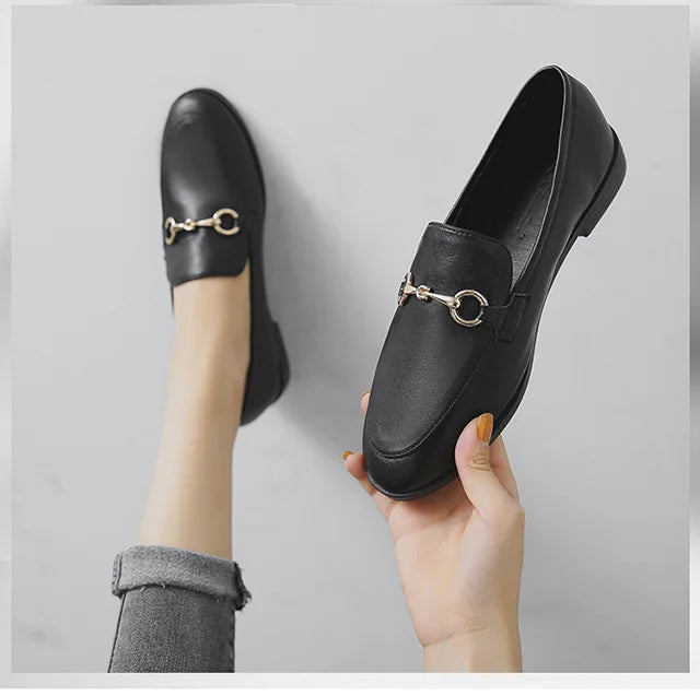 New Arrival Tassel-Trimmed Slip-On Loafers  Chunky Sole Women's Fashion Shoes with Platform Design Shoes