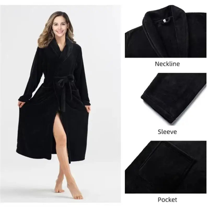 Luxury Hotel Adult Unisex Soft Bath Robe Pyjama Bathroom Spa Robe Elegante Cheap Sleepwear Women