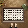 Custom Fast Water Drying Cushioned PET Friendly Bath Mat Super Absorbent Non-Slip Rubber Plaid Pattern Home Hotel Bathroom Use