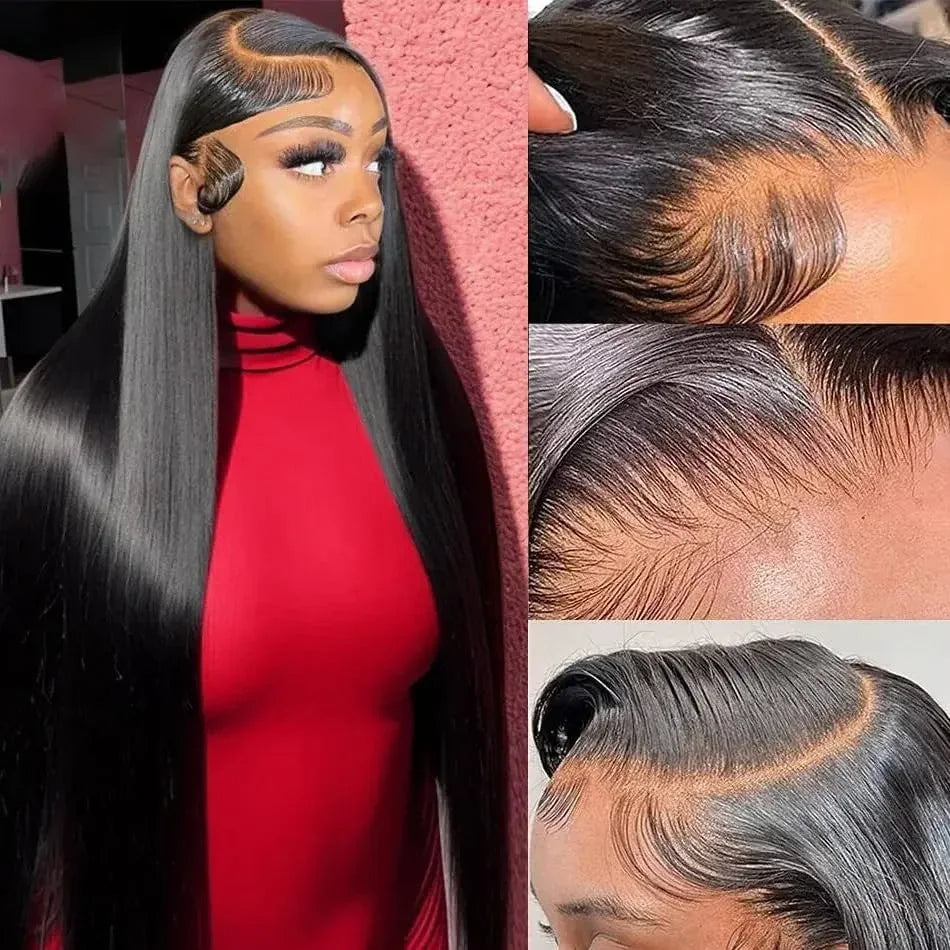 Raw Vietnamese Wigs Human Hair Transparent Lace Front Wholesale 13x6 Bone Straight Natural Color Lace Frontal Wig for Women