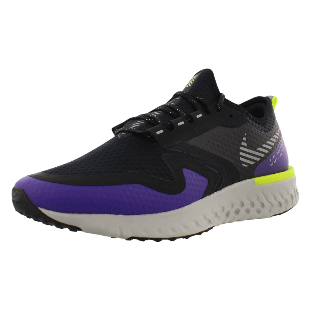 For Women's Odyssey React 2 Shield Sneakers Black/Metallic Silver/Purple Size 6 Spring Summer Sport Style EVA Mesh Vietnam