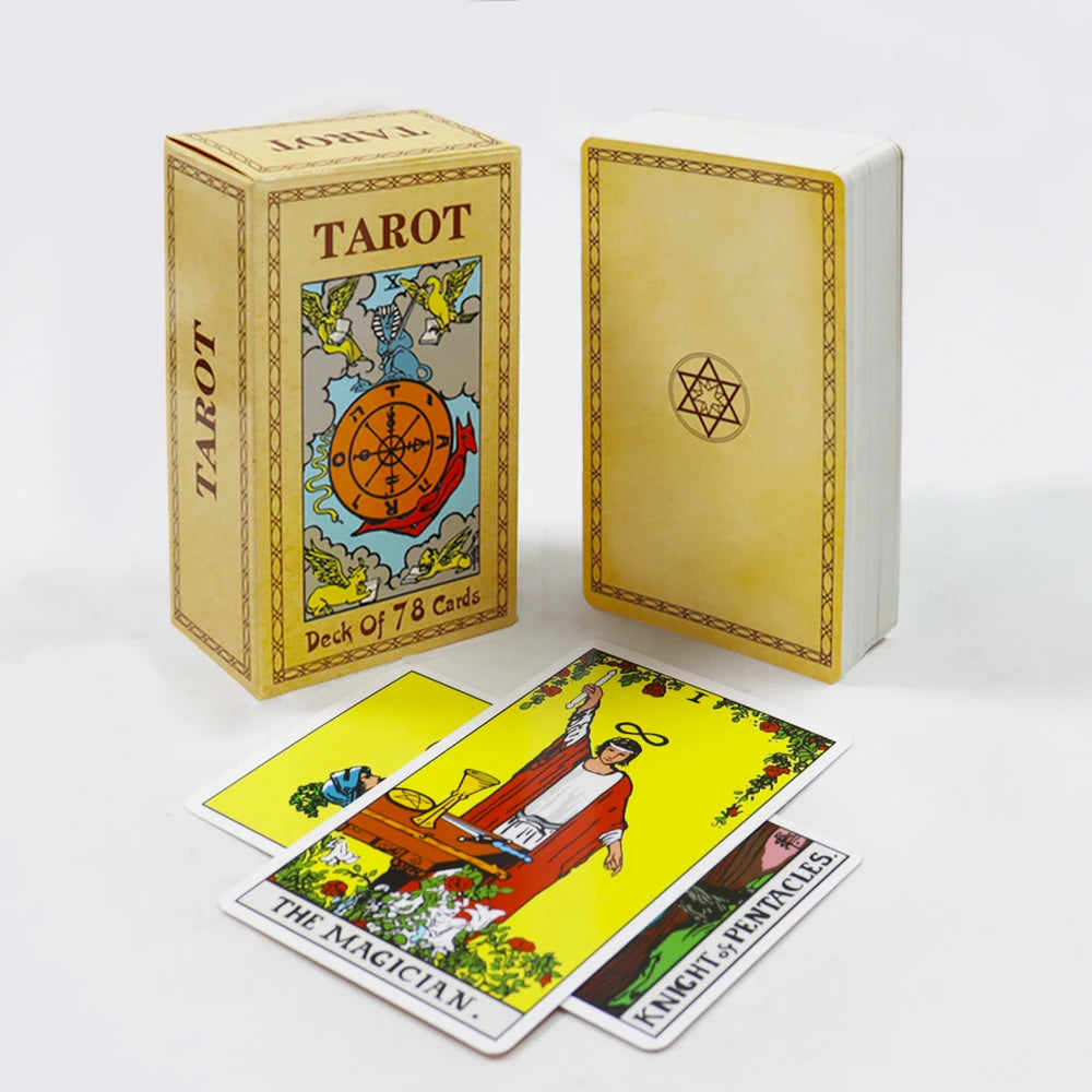 Spot Goods in Stock English Tarot Cards With Guidebook Can Be Custom Your Own Design