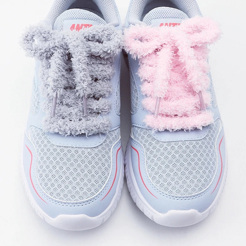 New 1cm Wide Round Plush Shoelace Sneakers Flat Shoes Casual Shoelaces 80cm/100cm/120cm/140cm/160cm Shoes Accessories