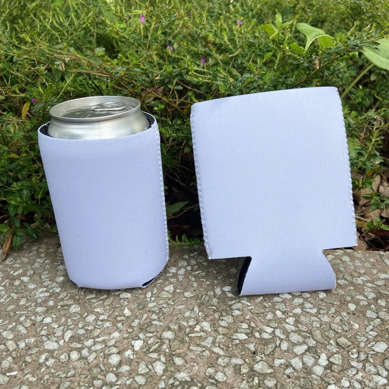 Foldable Custom Beach BBQ Insulated Blank Reusable Neoprene Beer Drink Coozy Cozy Christmas Gift 330ml 12oz Beverage Can Cooler