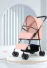 Medium-sized Luxury Pet Stroller for Small Dogs All-in-One with Detachable Storage Basket and Simple Style