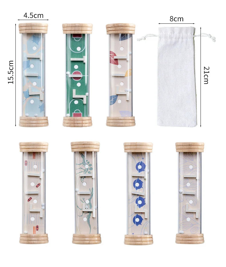 New Designed Wooden Balance Walking Bead Maze Toy  Montessori Early Education Puzzle Toys  for Toddlers Kids in Kindergarten