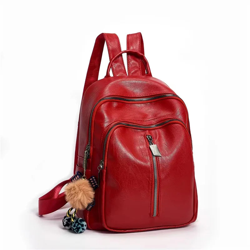 Designer Shoulder Bag Famous for Women Fashion Pu Leather Shoulder Bags High-Capacity Backpack