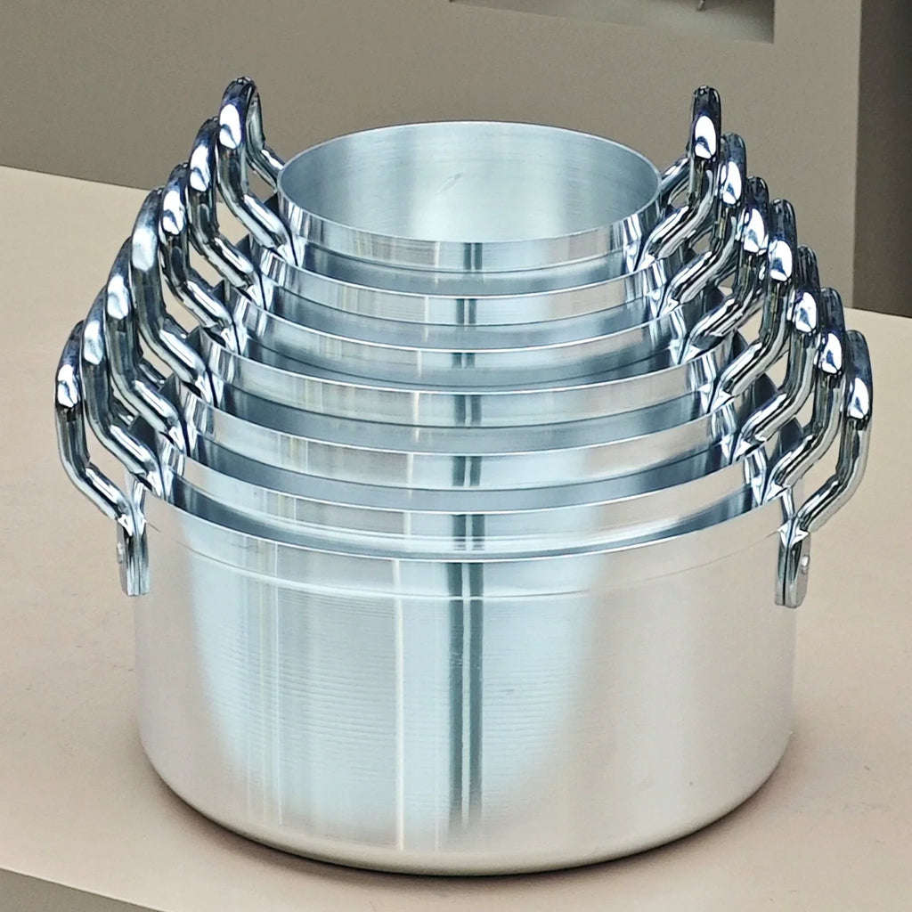 Factory Direct Hot Selling Classic Design Aluminium Soup Pots Ready to Ship Cookware Set for Home Kitchen Wholesale
