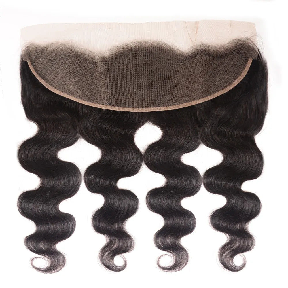 Unice Hair Brazilian Body Wave Lace Frontal 100% Human Hair 13x4 Ear To Ear Lace Closure Remy Hair Frontal Pre Plucked