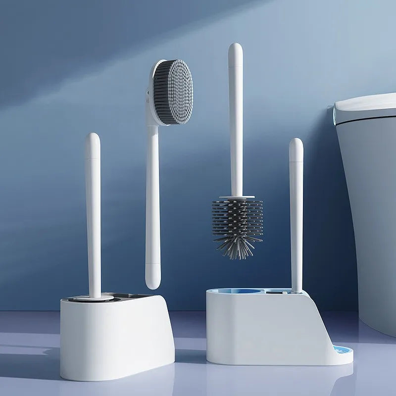Hot Sale Household Wall Mounted Toilet Cleaning Brushes and Plunger Set No-drilling  for Bathroom