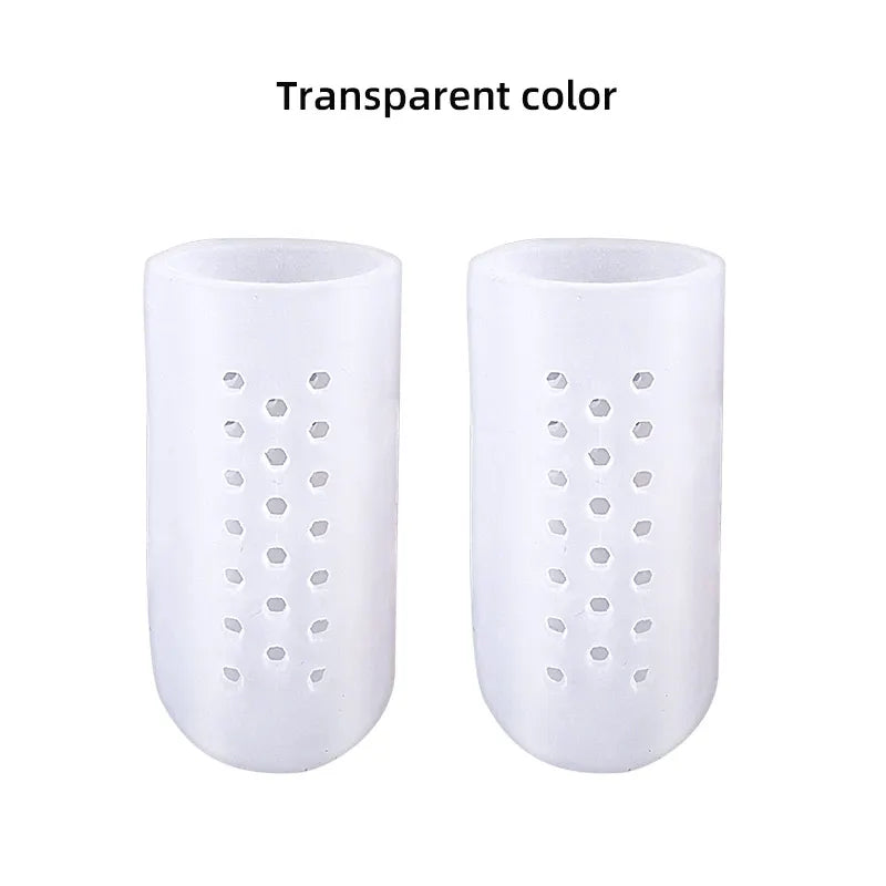 Toe Protector Breathable Gel Toe Cap Silicone Toe Cover Sleeves with Holes Provides Relief From Missing or Ingrown Toenails