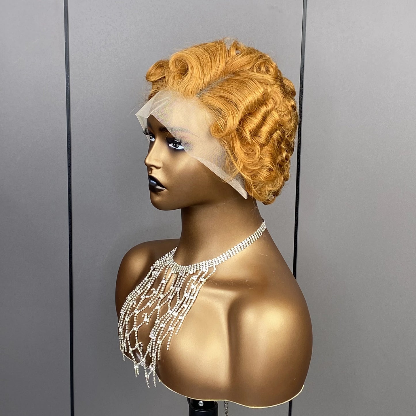 New Pixie Cut Short Curly Human Hair Wig 13x4 Lace Front Wigs Brazilian Bob  Preplucked Natural Hairline Full Frontal Wig
