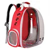 Portable Breathable Oxford Polyester Zipper Transparent Outside Cat Bag Pet Backpack Carrier for Cats