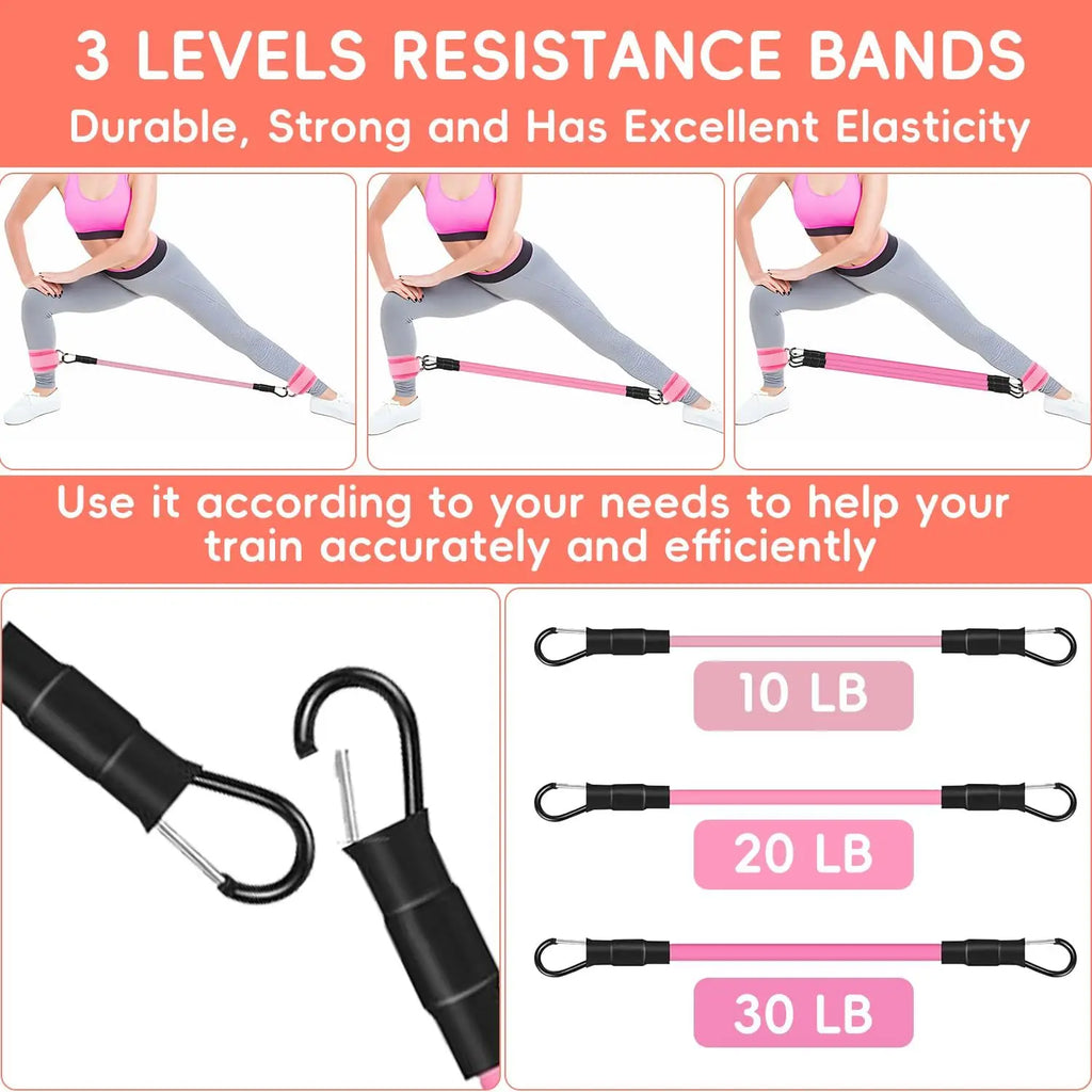 Ankle Resistance Bands Cuffs for Glutes & Butt Workouts-Fitness Exercise Equipment