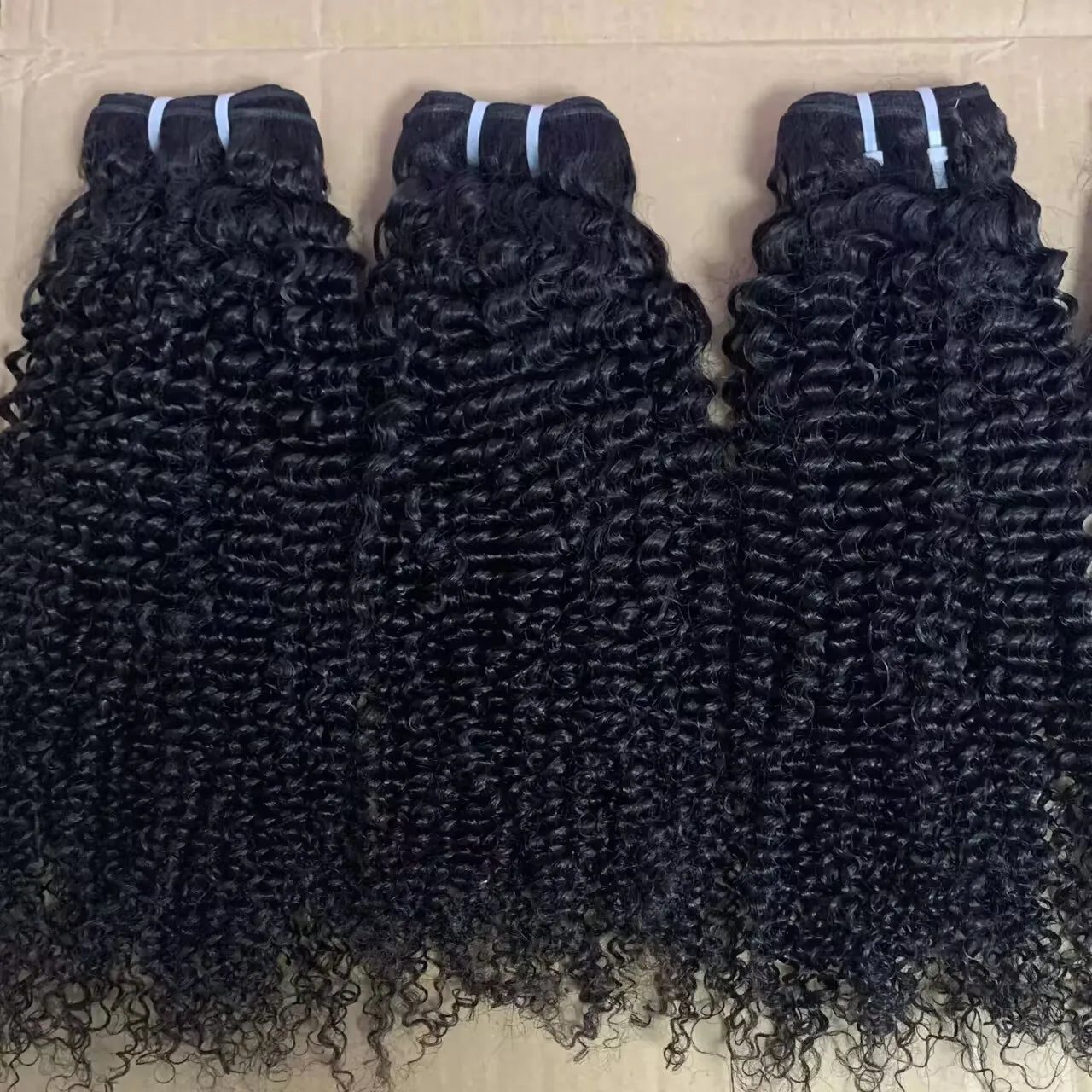 Ture Length 100% Human Hair Raw Curly Hair Extension Factory Price Wholesale Kinky Curly Hair