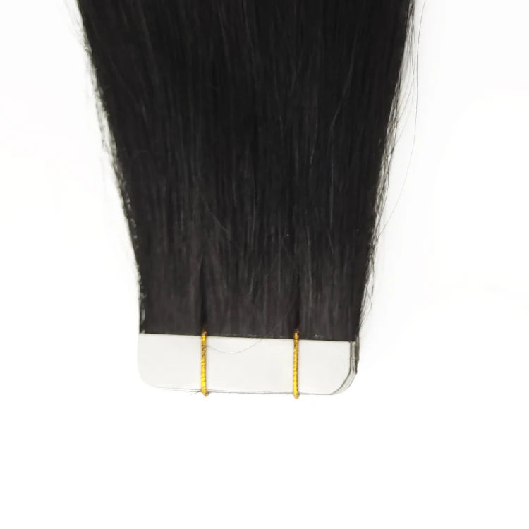 In Stock Tape in Hair Extensions Human 20 Inch Remy  Black Color Hair for Woman