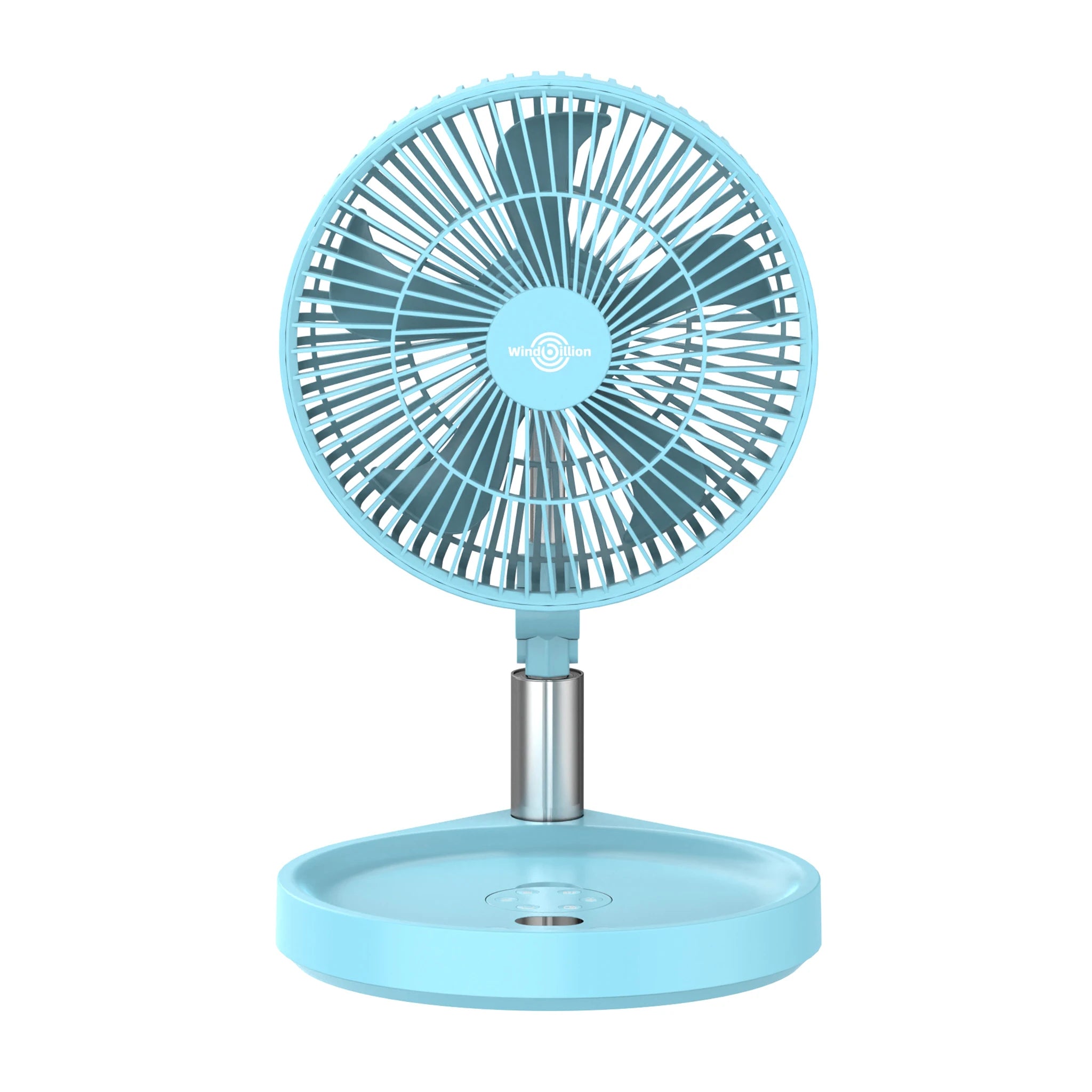 Electric Rechargeable Foldable Camping Fan with Remote Control, LED Lights, and Brushless Motor - Ideal for Outdoor & Hotel Use