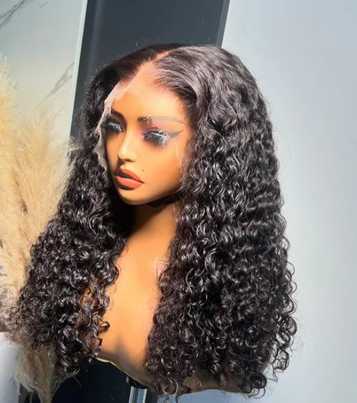 Burmese Curly Hair Wig Raw Vietnamese Virgin Human Hair HD Lace Frontal Pre Plucked Glueless Wig Jerry Curly Human Hair Vendor