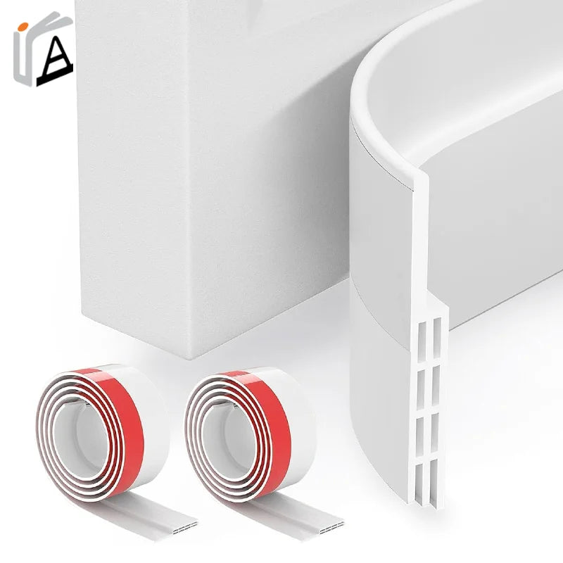 Weatherproof Soundproof Door Draft Stopper Rubber Seal Sweeps and Dust Stripping for Bottom Door