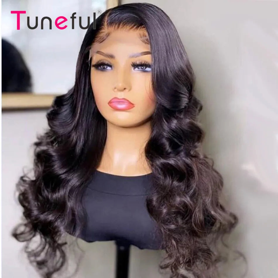 Indian Body Wave 4x4 5x5 HD Lace Closure Human Hair Wigs 16-30 Inch Lace Closure Wigs For Black Women 100% Remy Human Hair Wigs
