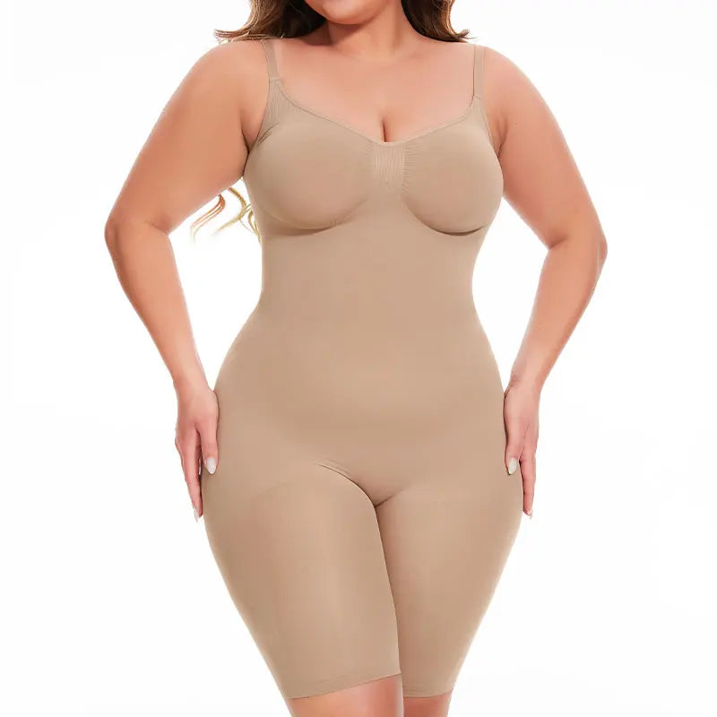Dropship SEAMLESS Postpartum Abdomen Shapewear Short Mid Thigh Slimming Body Shaper for Women Tummy Control Slimmer