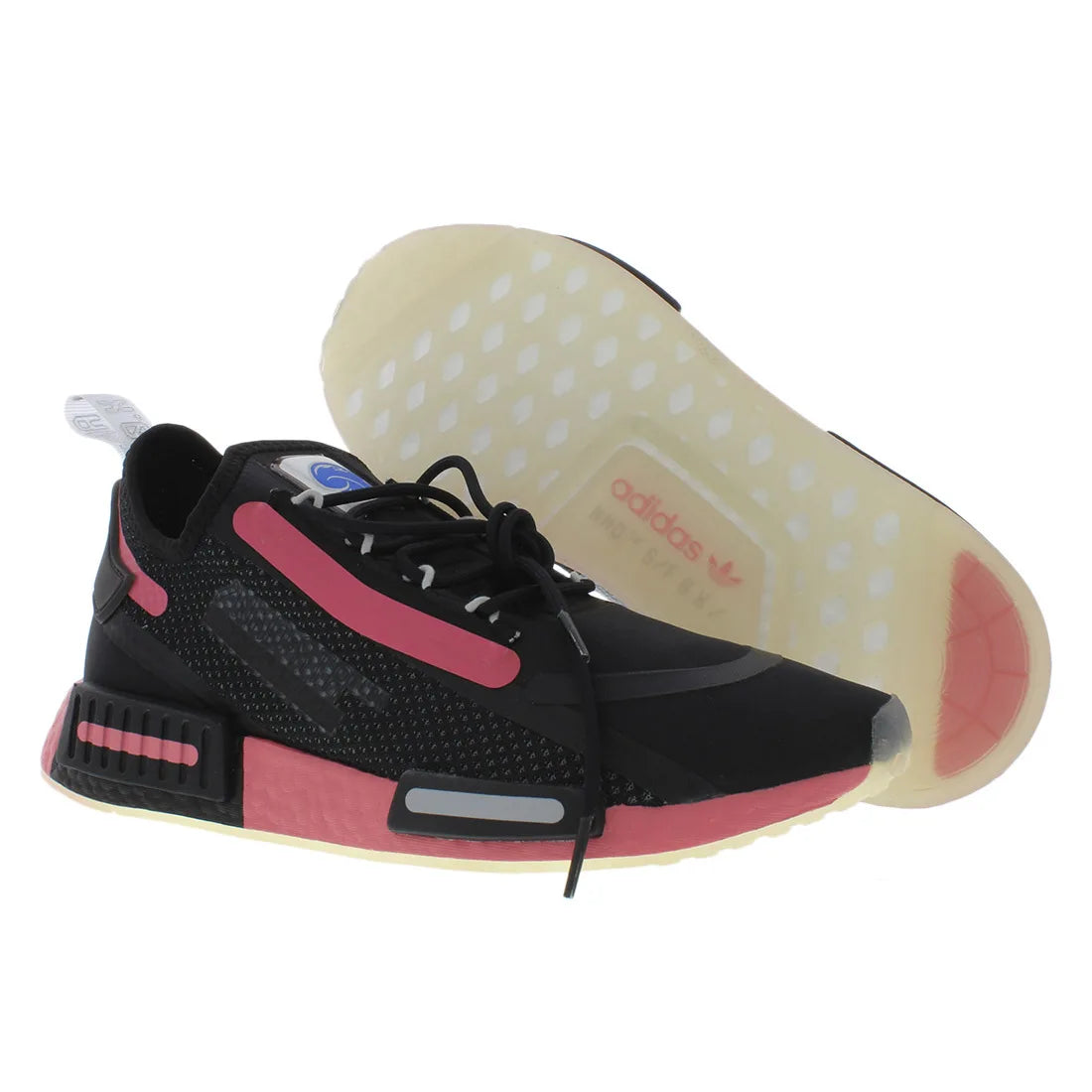 For NMD_R1 Spectoo Women's Running Shoes Model MSS-FZ3207 Size 10 Black and Pink Color