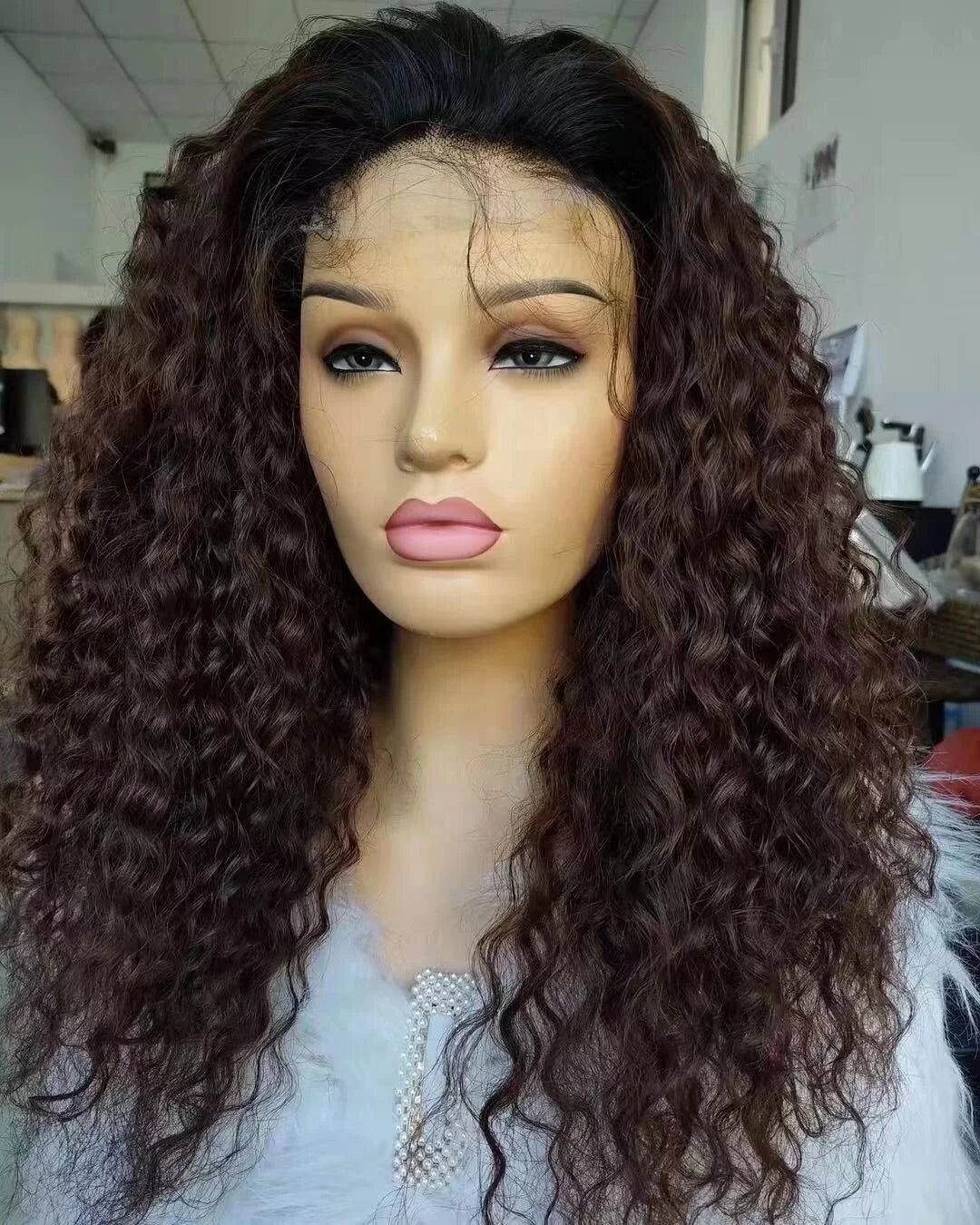 Hot Sell Water Wave Wig High Quality 100% Virgin Water Wave Brazilian Human Hair Wig