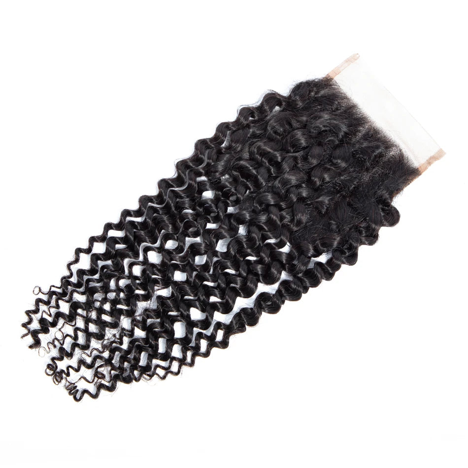 Kinky Curly Hair 4x4 Lace Closure Brazilian Virgin Cuticle Aligned Yeswigs 2x6 5x5 13x4 13x6 6x6 7x7 360 Lace Frontal Closure