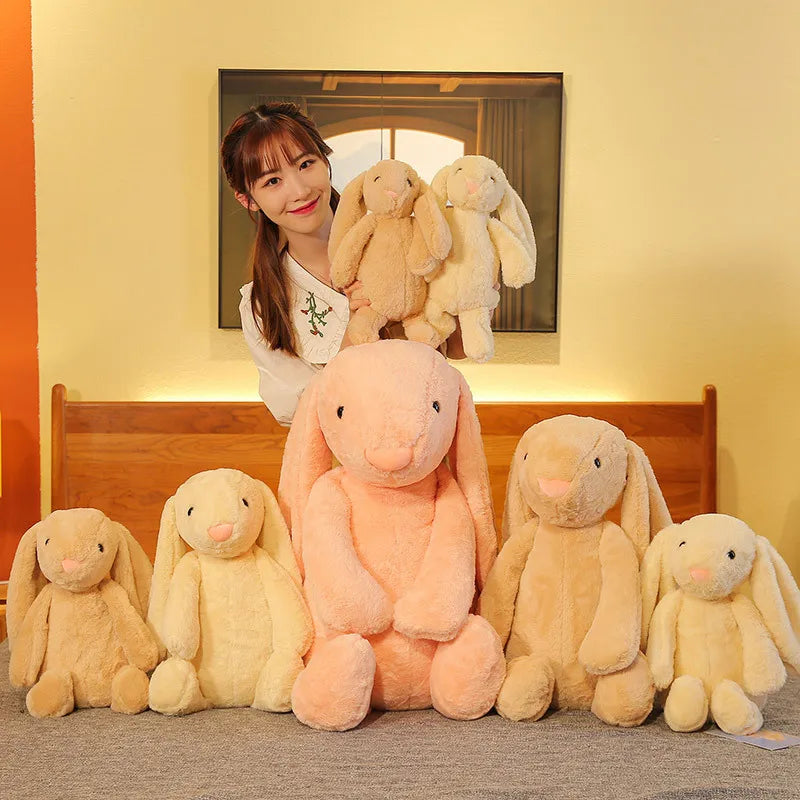 Wholesale 25 cm Soft Bunny Plush Toy Cute Long-Ear Rabbit