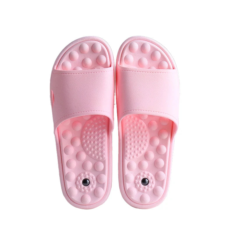Greatslides Yellow Massage Slippers,Women Flat Bedroom Slippers Custom Logo Slides Sandals Manufacturer