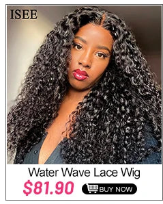Isee Hair U Part  Kinky Straight Wig Human Hair For Women 180% Density U Shape Glueless Wigs 100% Human Hair Wigs