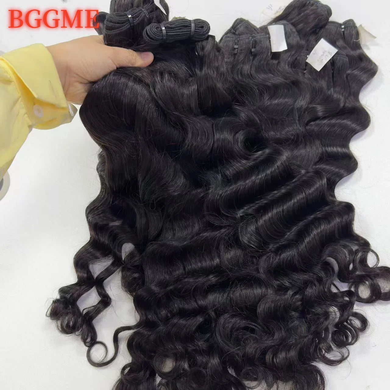 Wholesale Burmese Raw Kinky Curly Hair Weave Bundles No Chemical Unprocessed Raw Hair Loose Deep Water Wave Human Hair Bundles
