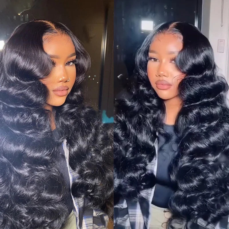 13x6 Transparent Loose Wave Brazilian Indian Virgin Human Hair Wig Lace Front Glueless Natural Wholesale Vendor for Black Women