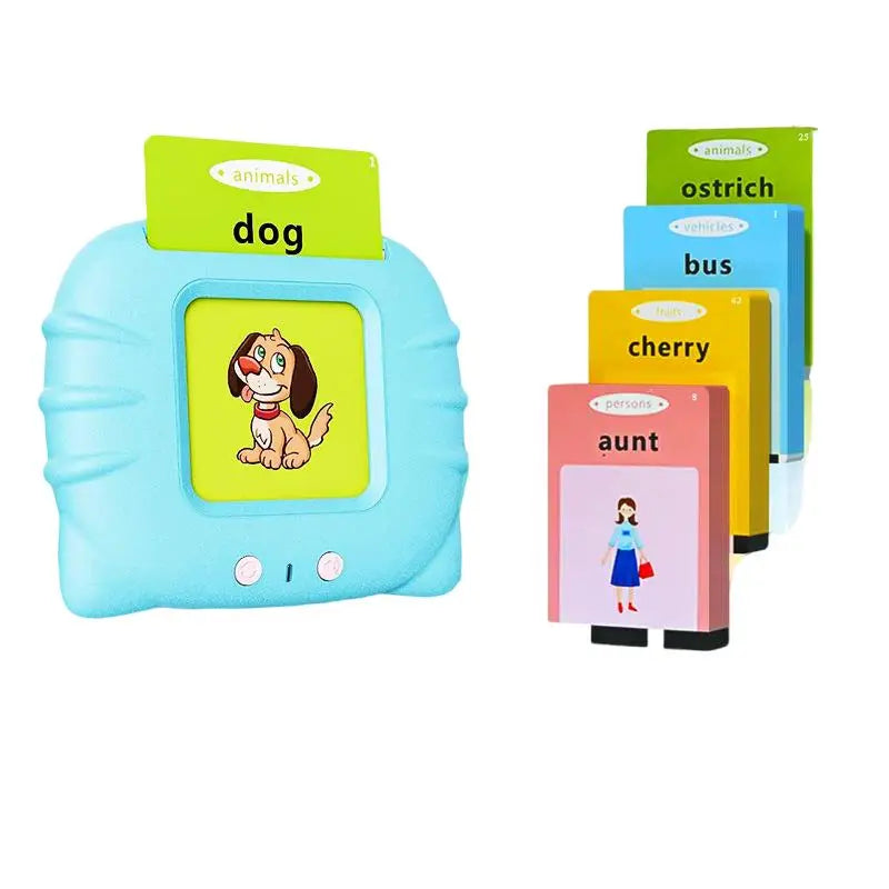 Kids Early Learning Cognitive Cards Alphabet Abc English Arabic French Spanish Flash Cards Talking Flash Cards Learning Toys