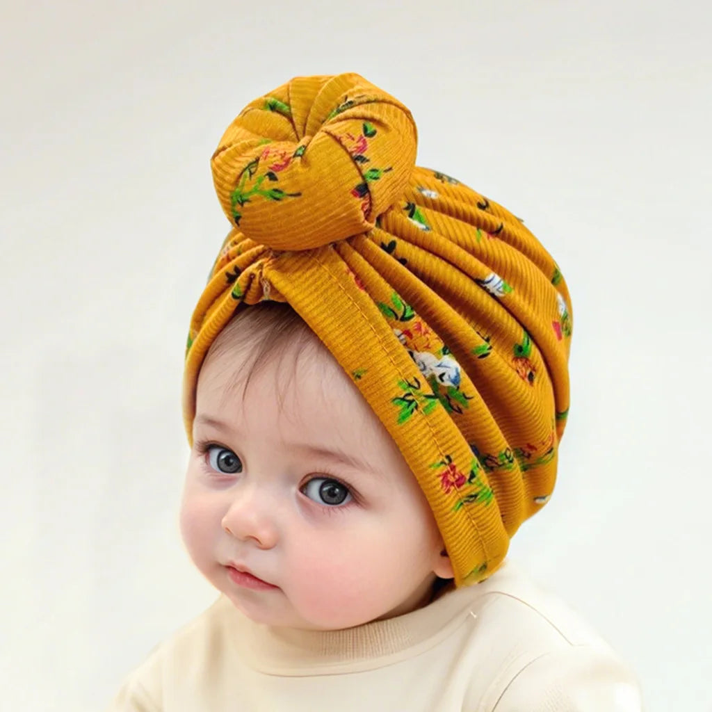 Ins European and American Summer New Baby Hat Children's Thread Printed Donut Door Hat Baby Hat