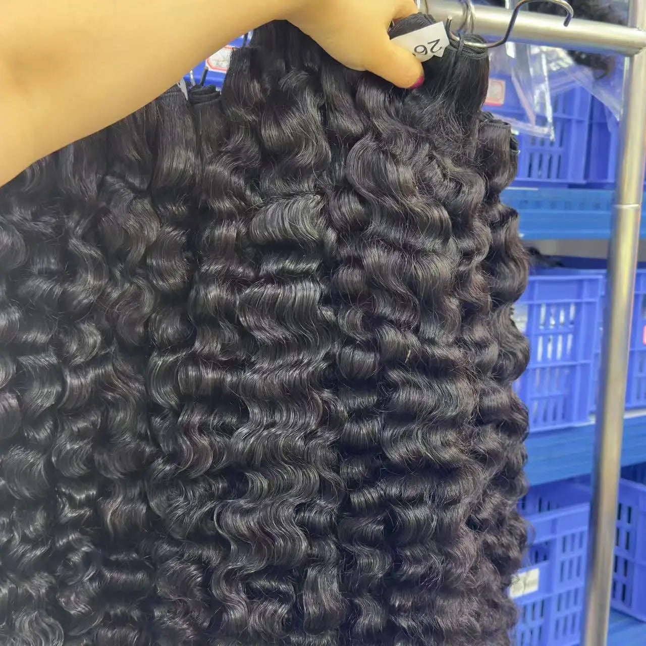 Wholesale Raw Human Hair Vendors Indian Wave Curly Natural Wavy Hair Raw Burmese Curly Hair Bundles