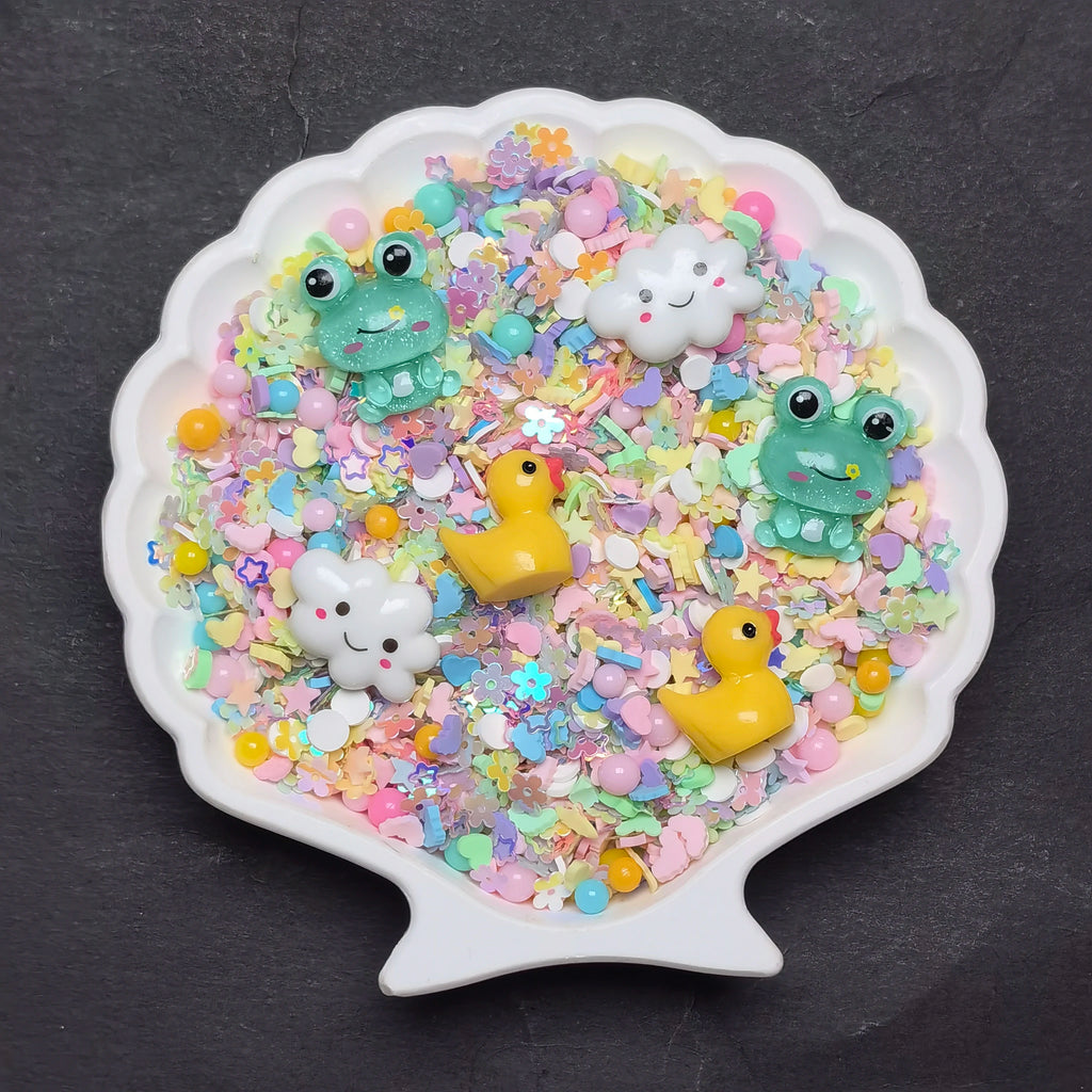 1000g Wholesale 2025 New Animal Cartoon Handmade Glitter Animal Charm Beads DIY Handmade Slime Filler Toys DIY